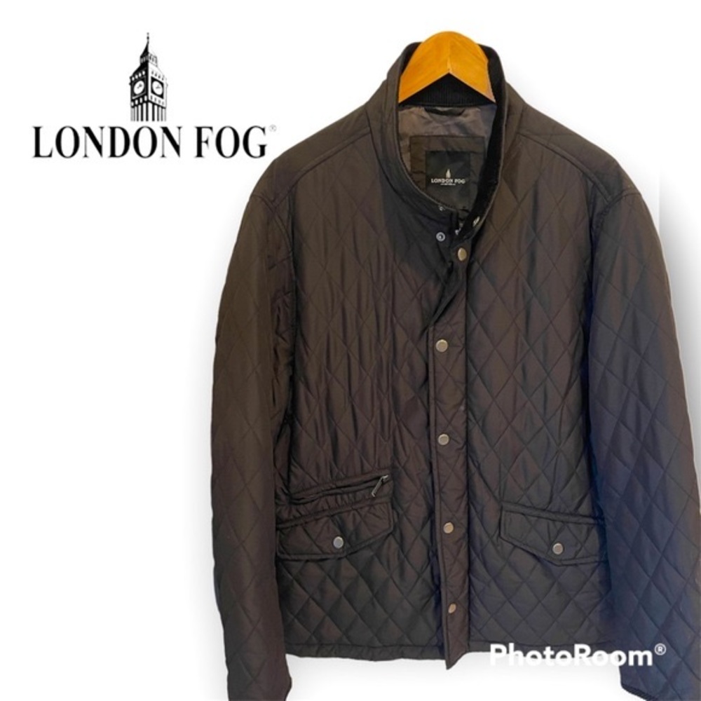 London Fog Mens quilted “Barn Coat” Sz XL